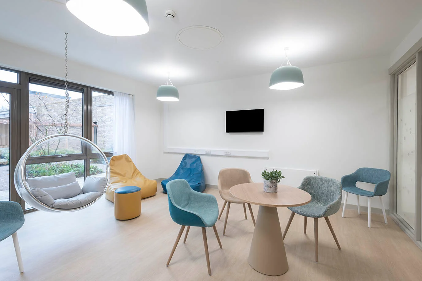 Thames hospice seating area