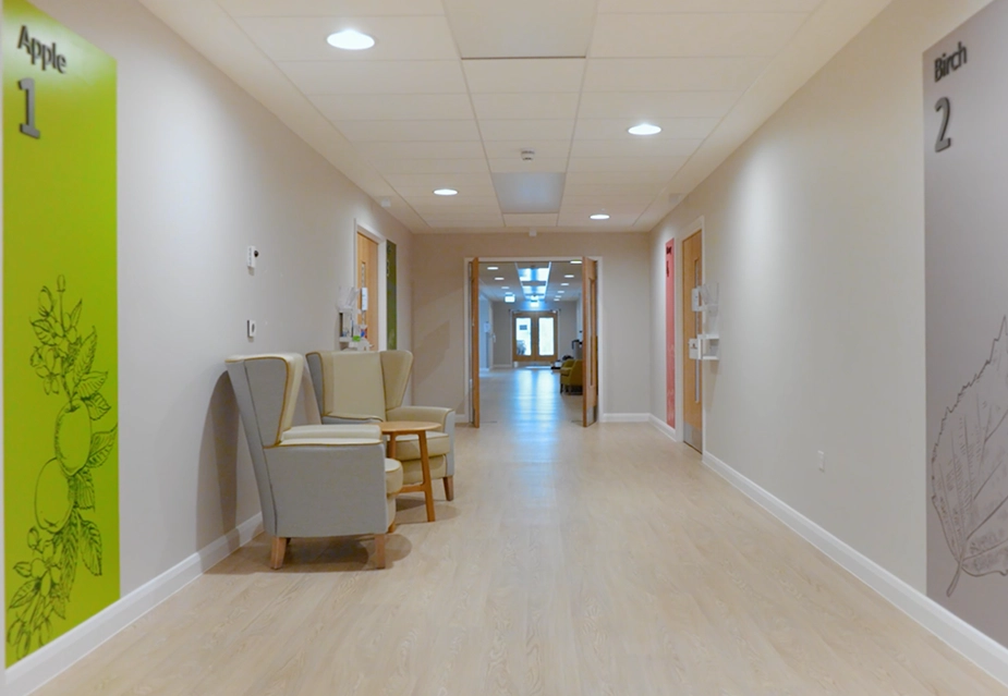St Catherine's Hospice corridor