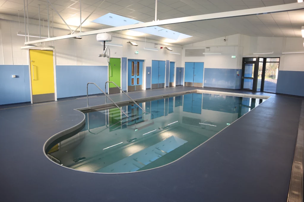 Hydrotherapy pool at Kingfishers SEN School
