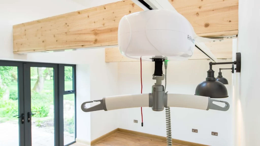 Different uses for ceiling track hoists