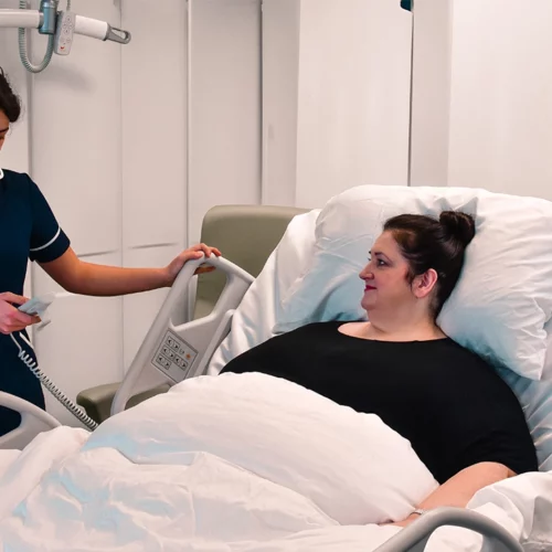 Versatech 1100 Ultra Low Bariatric Hospital Bed