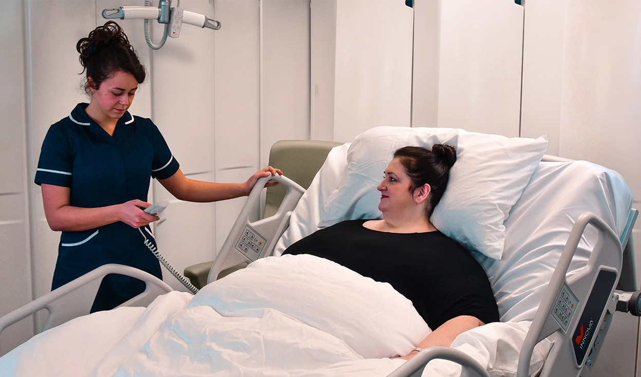 Versatech 1100 Ultra Low Bariatric Hospital Bed