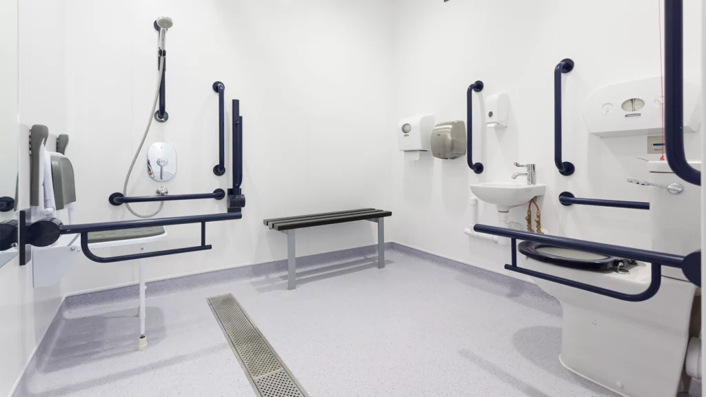 Specialist hygiene room at Summerdown SEN School