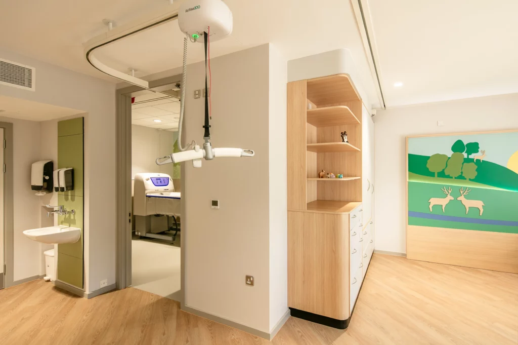 Martin House Children's Hospice New Build Hoist Between Rooms