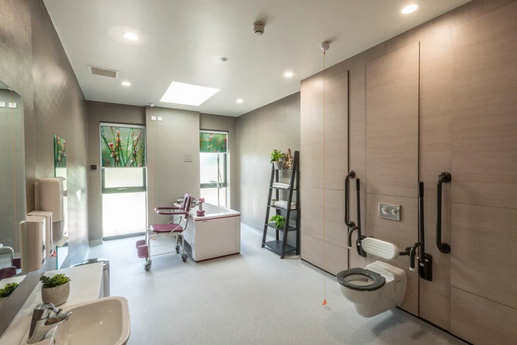 St Peter's Hospice Bathroom Area