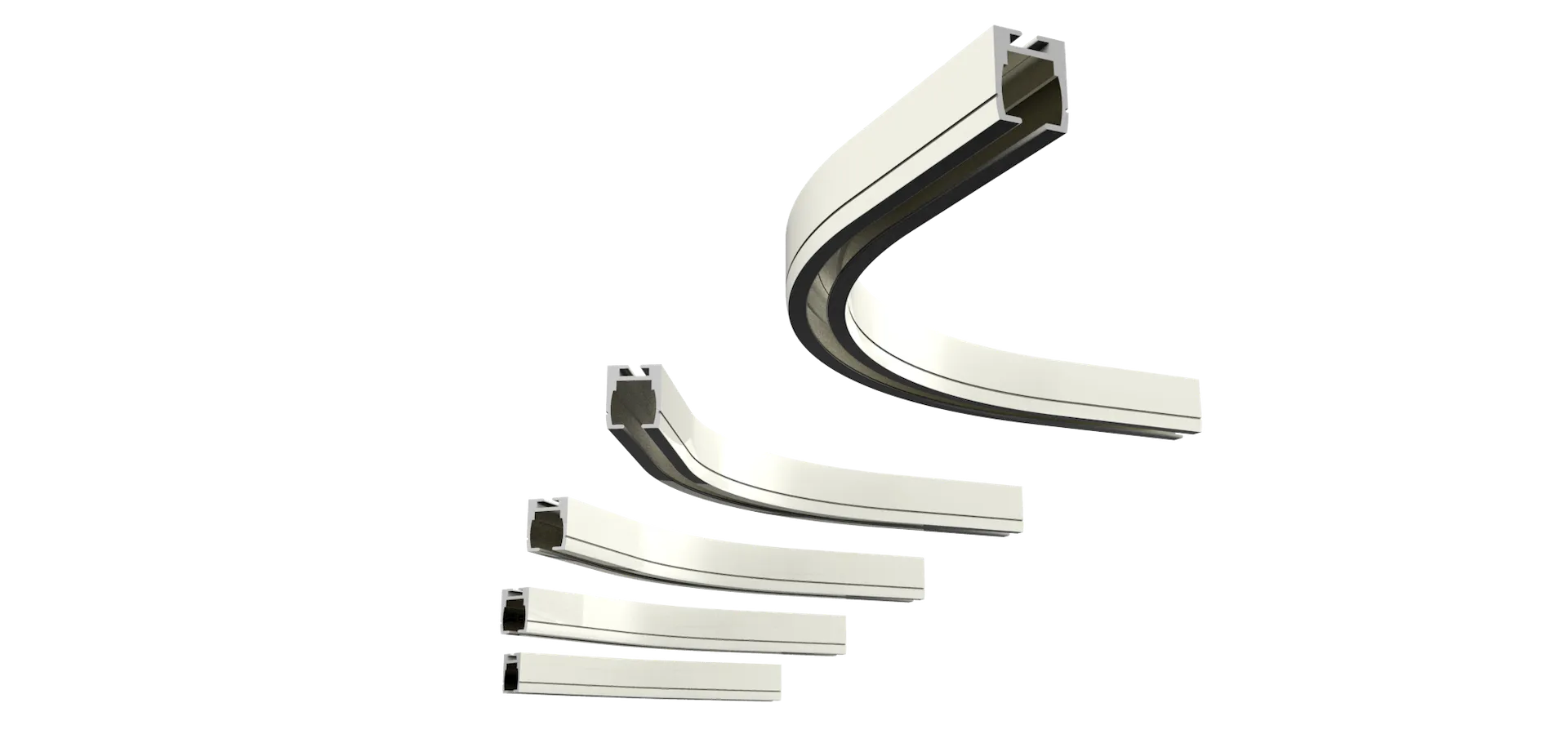 AirGlide360 Ceiling Hoist Rail Curves