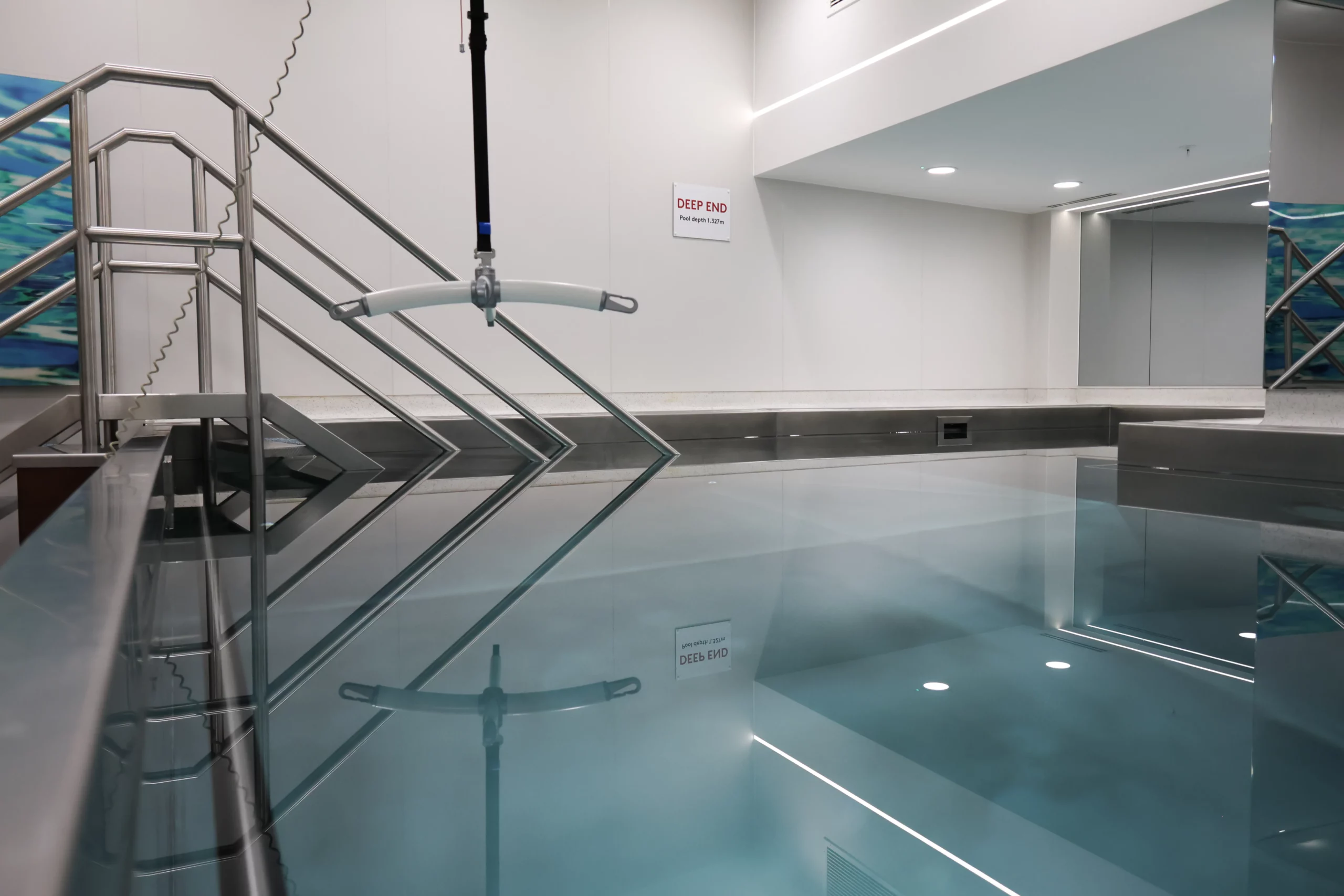 Bespoke Hydrotherapy Pool & Hoist Installation at The Wellington Hospital
